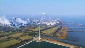 国内首个140米钢塔筒分散式风电项目批量投运！