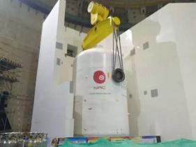 福清核电“华龙一号”首堆示范工程三台蒸汽发生器全部就位