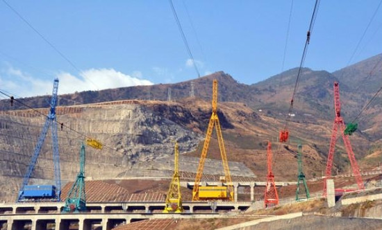 世界在建最大水电工程——白鹤滩电站2017年度大坝浇筑施工计划圆满完成