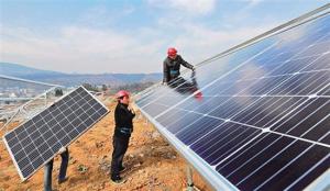 中电建山东一建济南市第三批光伏扶贫工程商河项目开工建设