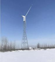 中国首例桁架式风力发电机组并网发电！