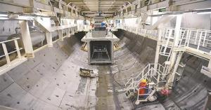 辽宁大连220千伏玉华变输变电工程隧道全线贯通