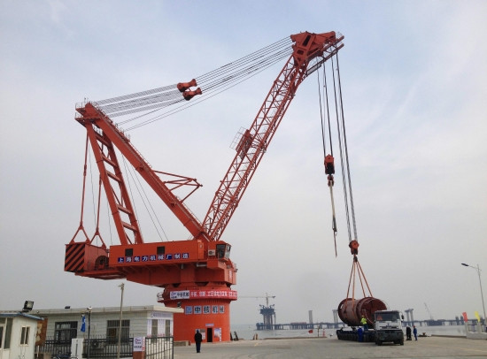 田湾核电QT型530t起重机通过最终验收