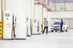 重庆主城最大汽车充电站投用