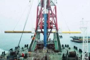 中国能建广东院总承包中国首个海上风电顺利完成测风塔桩基施工作业