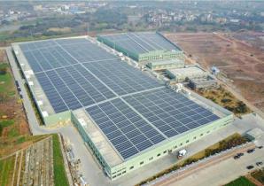 浙中最大分布式光伏项目在浦江并网发电