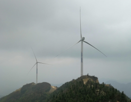 湖北金塘风电场首批机组成功并网发电