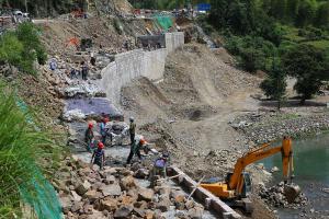 东磐天然气管道工程磐安段开工