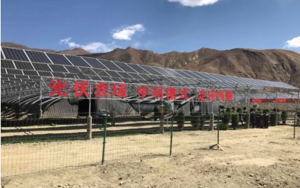 西藏首个贫困村光伏农场建成