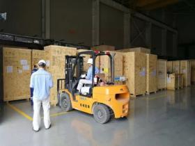 福清5号机组安全级DCS设备安全、顺利地抵达现场