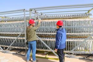 金钒阿克塞50MW熔盐槽式光热发电项目紧张施工中