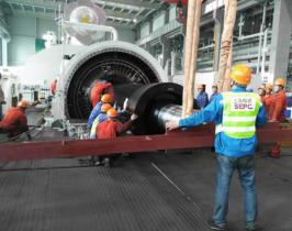 上海电建二公司开拓检修市场完成首台百万机组发电机本体大修