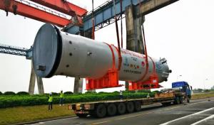 福清5号机组稳压器验收发运