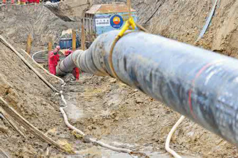 抚锦郑管道工程在攻坚中提速
