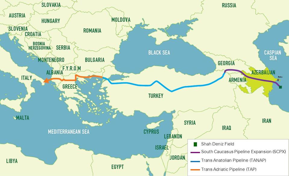 土耳其加强了欧洲的能源安全