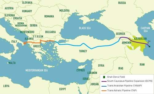 土耳其加强了欧洲的能源安全