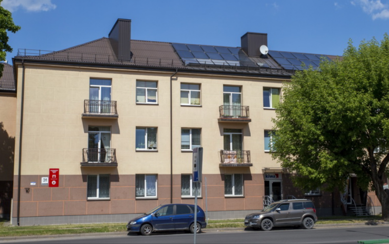 立陶宛太阳能公寓房