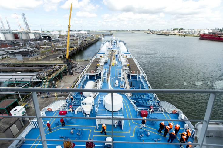 来自埃克森美孚在塞浦路斯秋季钻探之前的代表团