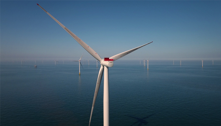 号称全球第五大的海上风电场已在英国启动