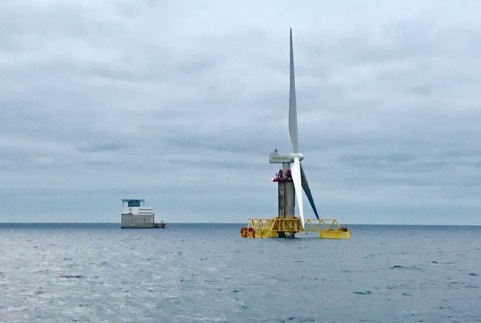 西班牙获得它的第一个海上风力涡轮机