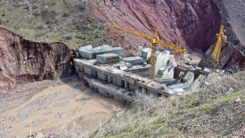 世行将不会资助塔吉克斯坦的Rogun水电站建设