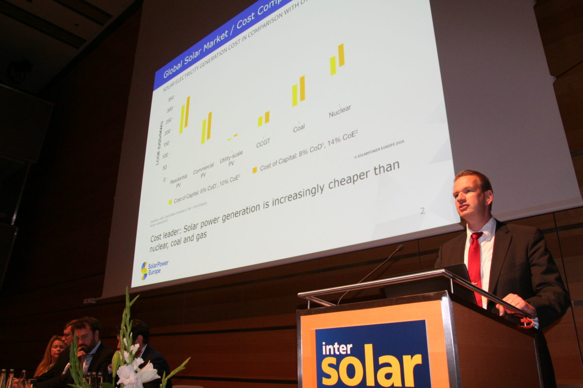 SolarPower欧洲公司表示，到2022年，全球光伏市场将再增长621.7吉瓦