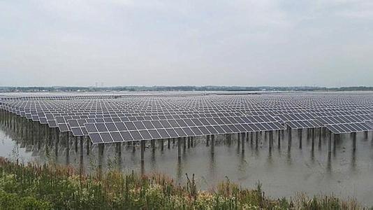 南京最大渔光互补光伏电站并网投运