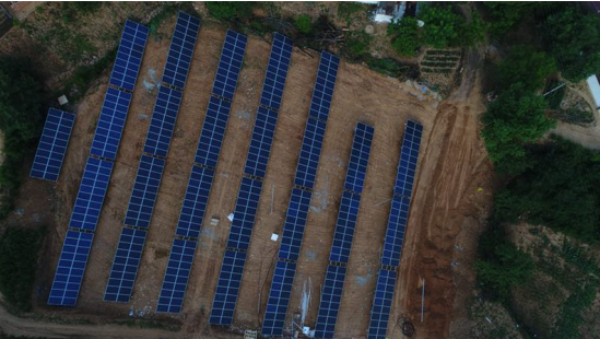 首航新能源助力16个村8MW光伏扶贫电站建设