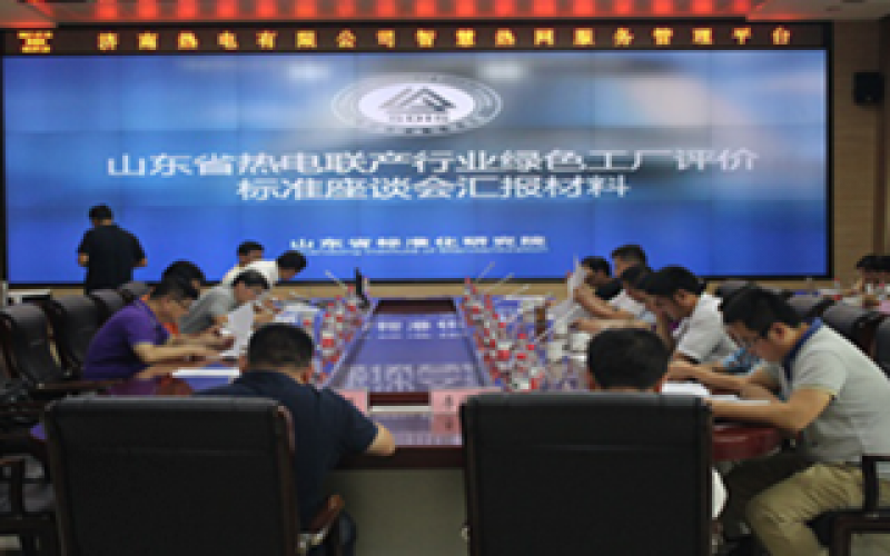 全国首个热电领域​绿色工厂标准发布！