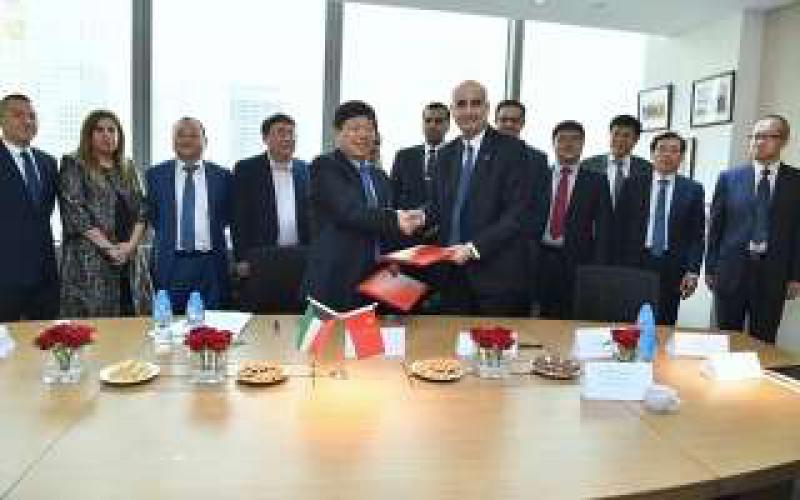 科威特石油公司（KPC）周二与中国山东炼油化工集团签署了合作协议，以销售科威特原油