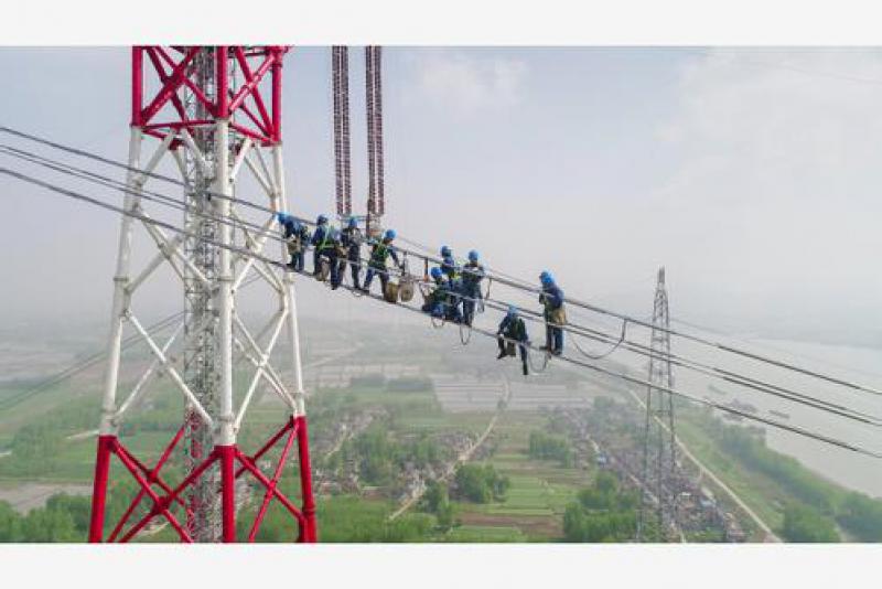 中国特高压直流输电工程落点换流站进入攻坚期