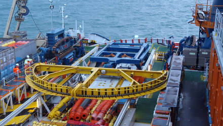 DOC监督MERKUR海上风电场的内部阵列电缆安装