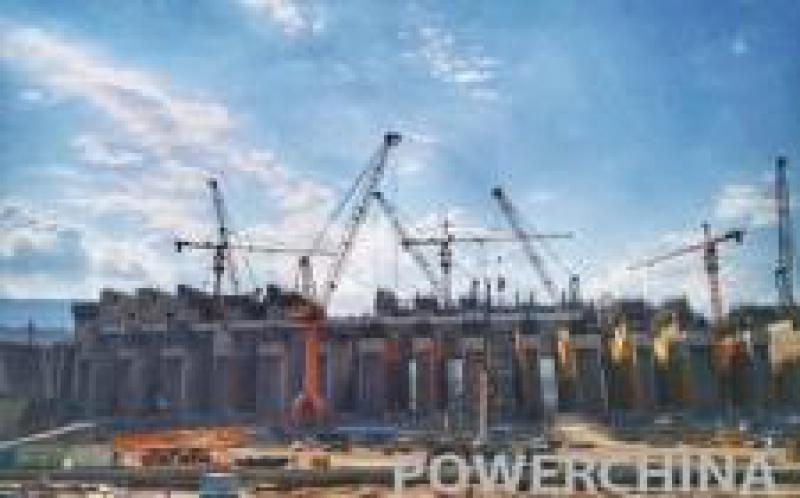 大藤峡左岸泄水闸工程首个坝段全线到顶