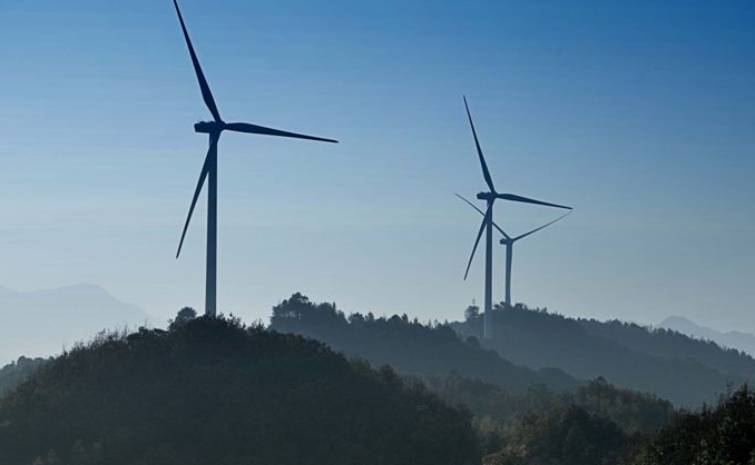 韶关南雄建成粤北最大型风电项目