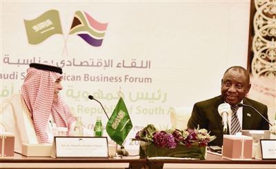 沙特百亿美元投资南非能源业