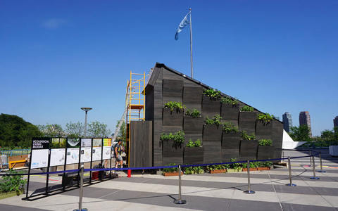 联合国展出环保住房，房屋使用100％可再生能源