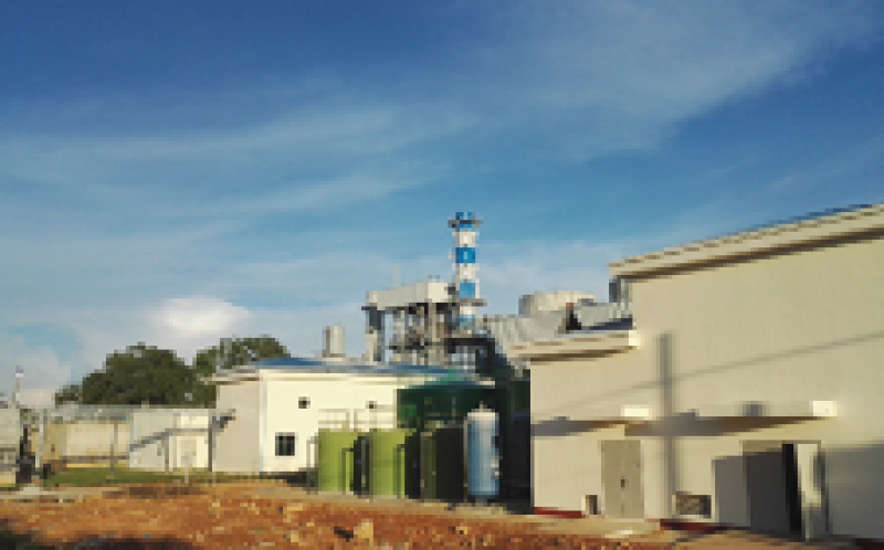 缅甸直通项目2号燃机并网发电