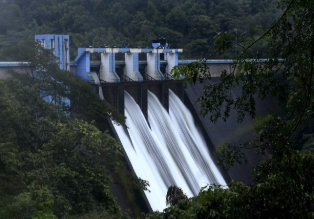 喀拉拉邦洪水：Idamalayar水电站停止发电