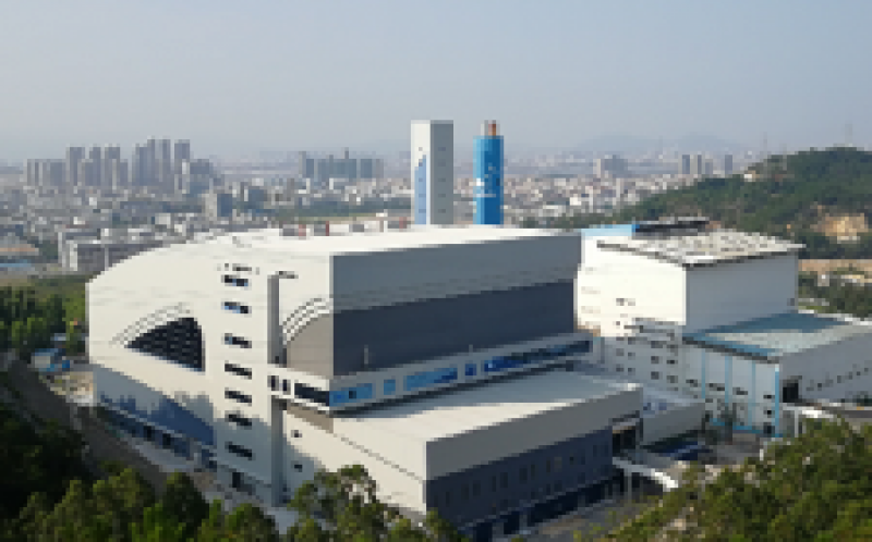 厦门垃圾发电二期工程并网发电