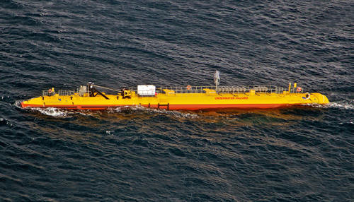 2MW浮式潮汐涡轮机的发电量达到了创纪录的水平