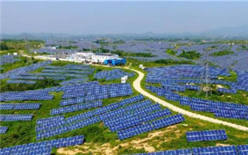 河北临城20兆瓦光伏扶贫电站并网发电