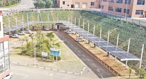 云南省首座“光储充”直流快充示范站