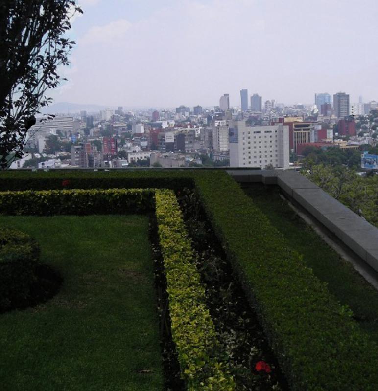 布宜诺斯艾利斯（阿根廷）屋顶和绿色梯田的法律