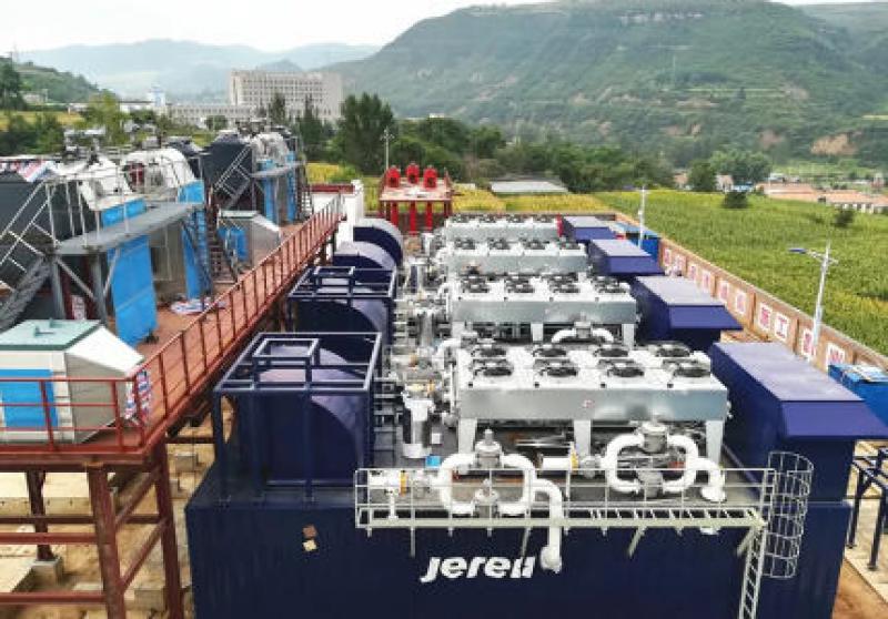 杰瑞分布能源助力国内首个单井高低浓度瓦斯发电项目