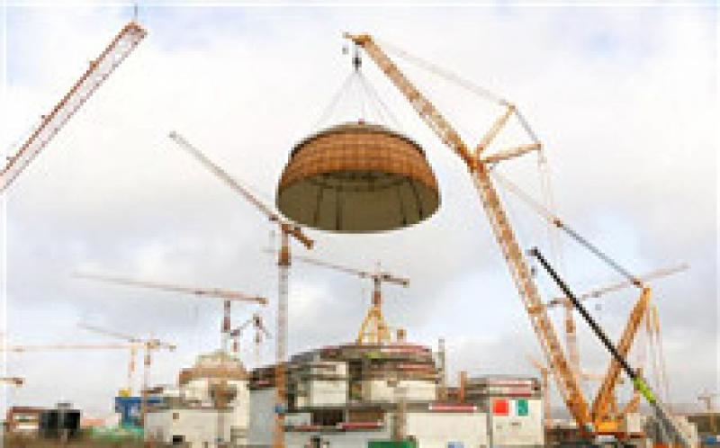海外华龙一号卡拉奇3号机组核岛成功实现穹顶吊装