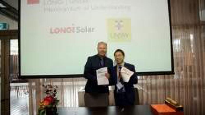 LONGi与澳大利亚新南威尔士大学续签研发合作伙伴关系