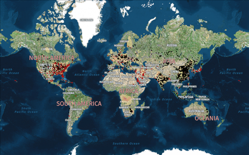 远超中国印度和美国的地区，南非姆普马兰加成全球最大的二氧化氮（NO2）空气污染区