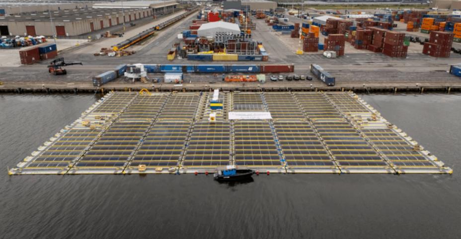 荷兰建成全球首个海上风电太阳能混合发电场