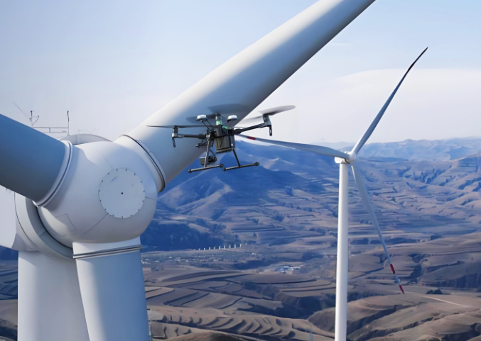 国华投资风电机组叶片自动巡检系统通过技术鉴定