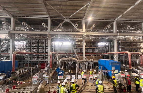 沙特贾富拉海水淡化项目顺利实现首次产水